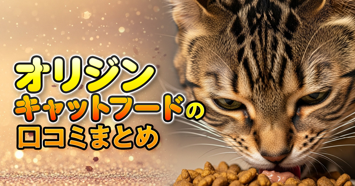 オリジンキャットフード口コミ徹底解説 あなたの愛猫に本当に合う？